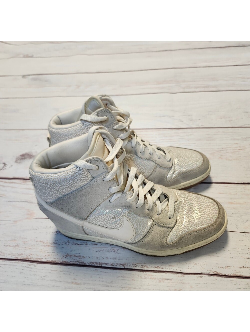 Nike Dunk Sky Hi Essential Hidden Wedge Sneakers Size 9 Women's High Top